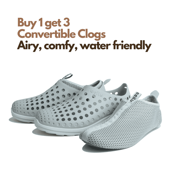 Ccilu Greenplax Fish Men Eco Friendly Clogs Water Shoes With Removable Insoles And Mesh Liners