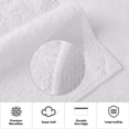 thumbnail image 3 of Toallas de mano de lujo de algodón blanco: calidad de hotel y spa, súper suaves y absorbentes, juego de 4, 3 of 5