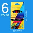 thumbnail image 2 of Ynlkorvg Children's Drawing Crayon Set 6 Color 8 Color 12 Color 24 Color Creative DIY Doodle Oil Painting Stick Fill Color Drawing Crayon., 2 of 8