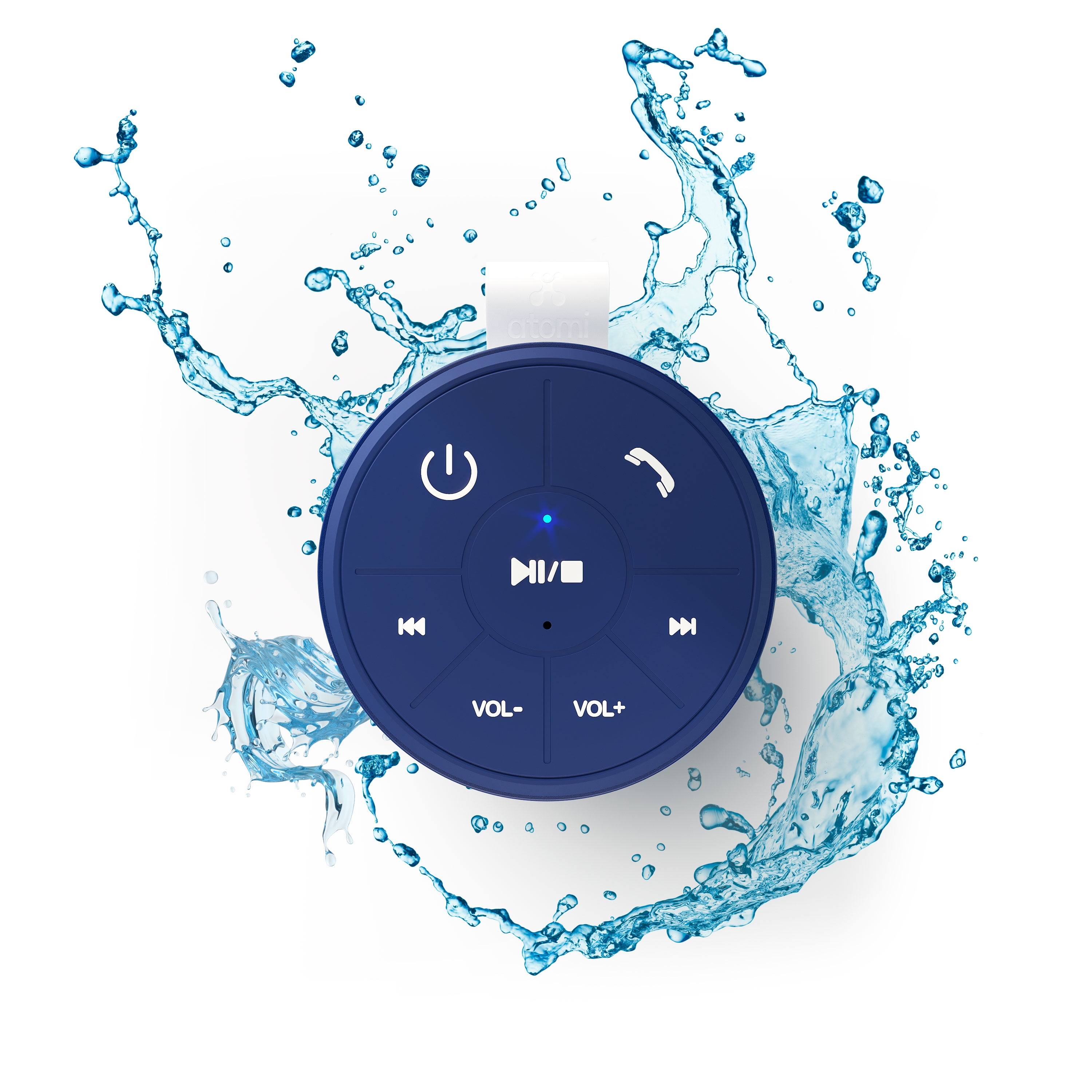 atomi Portable Bluetooth Speaker with, Blue, AT1562