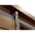thumbnail image 6 of Rustic Wood Hutch With Wood Doors Storage Hutch Fully Assembled Brown, 6 of 7
