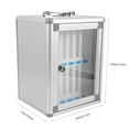 thumbnail image 2 of Conference Offices Cell Phone Locker Box Light Grey 1Set 10.9x8.4in, 2 of 6