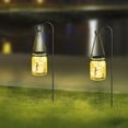 thumbnail image 3 of KEINXS Solar Fairy Lantern Fairy Decor White Frosted Glass Hanging Jar Solar Outdoor Lights Fairy Decorations for Gifts, 3 of 5