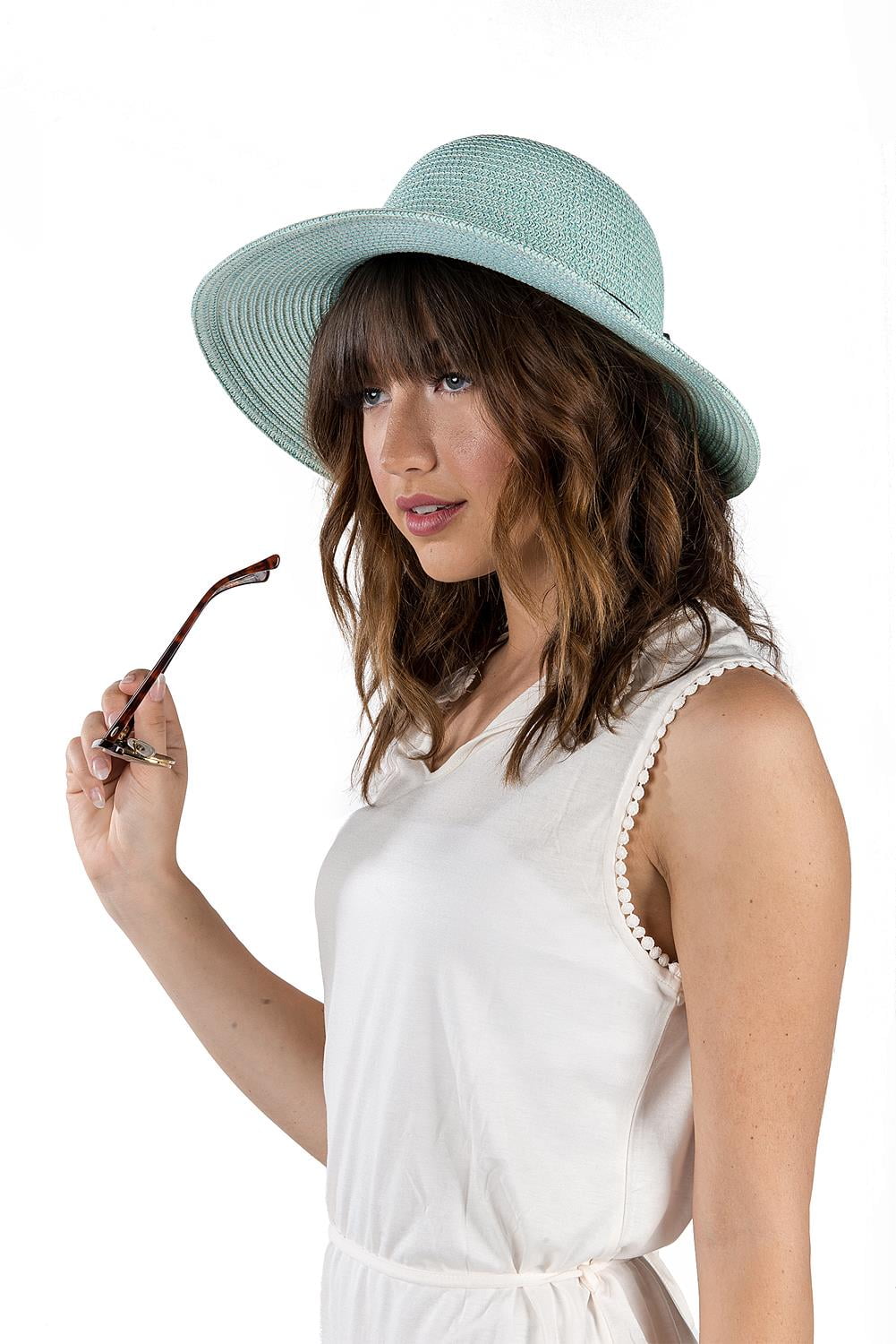Women Floppy Sun Beach Straw Hats Wide Brim