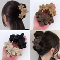 thumbnail image 3 of 4 Pcs Pinces à Cheveux Fleur Antidérapantes Pinces à Cheveux Fleur Mates pour Femmes Pinces à Cheveux Mignonnes, 3 of 5