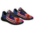 thumbnail image 6 of Indiana Stte Cardinal and Peony Flower Shoes Sneakers Black Size 11.5, 6 of 7