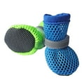 thumbnail image 4 of Dog Shoes Breathable Mesh Boots,Summer Breathable Dog Boots Nonslip Sole Paw Protector for Small Medium Dogs,Christmas Gifts for Pets(Blue,L), 4 of 5