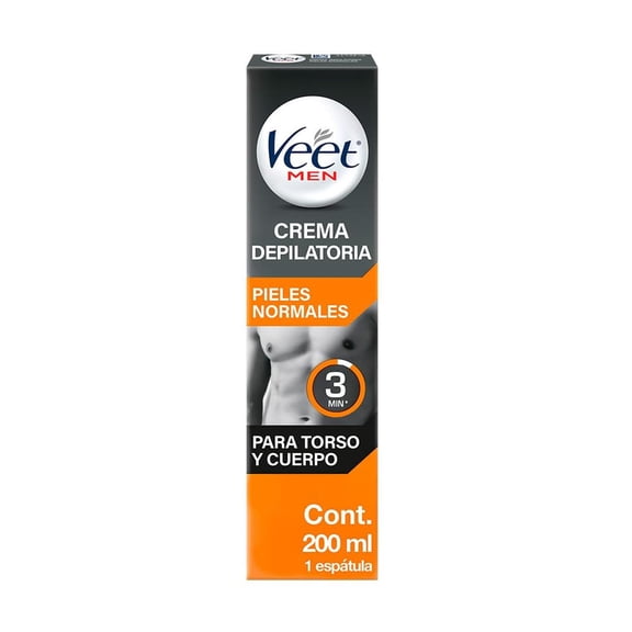 Crema depilatoria corporal Veet Men piel normal 200 ml