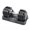 Black 5-55LB, variant on CZBZ 55LB Adjustable Dumbbell, 5-55 LB Quick-Select Adjustable Weight with 1-Second Dial System, Dual Safety Lock, Knurled Metal Handle & Storage Base, Free Weight for Home Gym Strength Training