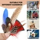 thumbnail image 4 of Plumas de pavo real naturales FeelFunFeather, 12 unidades, para sombreros, 4 of 7