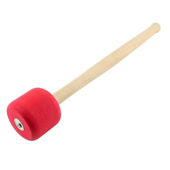 NICEXMAS 2Pcs Universal Red Percussion Drumsticks with Comfortable Grip for Stage Use