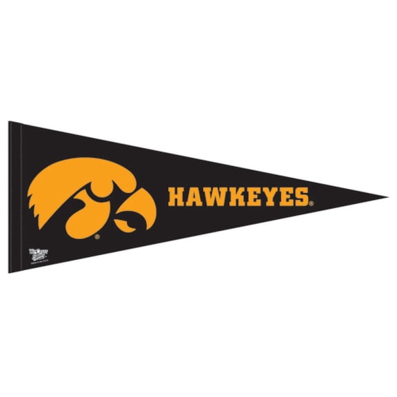 University of Iowa 12"x30" Premium Felt Pennant