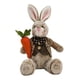 thumbnail image 4 of Conejo de Pascua Festivales de Pascua Regalo Decoración del hogar Estatua decorativa de conejo de peluche chico, 4 of 9