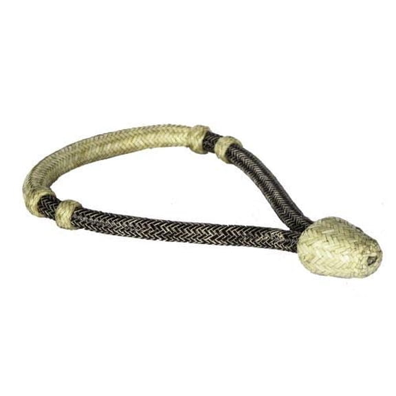 Showman Natural/Brown Braided Rawhide Core Bosal