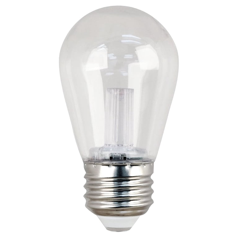 Feit Electric 7.5W LED S11 Dimmable Bulb – E26 Base, Instant Brightness & Low Heat