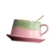 thumbnail image 5 of Taza de café de cerámica de 280 ml para cenas, regalos de cumpleaños para adultos Rosa, 5 of 9