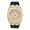 Gold, variant on Men's 43mm Iced Out Octagon Watch – Silicone Band, Baguette Dial, Quartz Movement, Luxury Hip-Hop Style - Rose Gold Finish