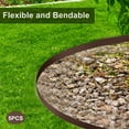 thumbnail image 4 of Fichiouy 5 PCS Landscape Edging L39" Bendable Metal Garden Lawn Border Decorative Garden Fence, 4 of 11