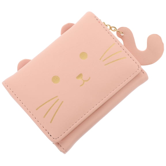 FRCOLOR  Card Holder Purse Cartoon Coin Convenient Wallet Girl
