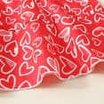 thumbnail image 4 of Kwasome Gilrs Sundress Girls Size 8 Toddler Girls Sleeveless Hearts Prints Dresses Valentine'S Day Princess Dress 3-4 Years,Red, 4 of 5