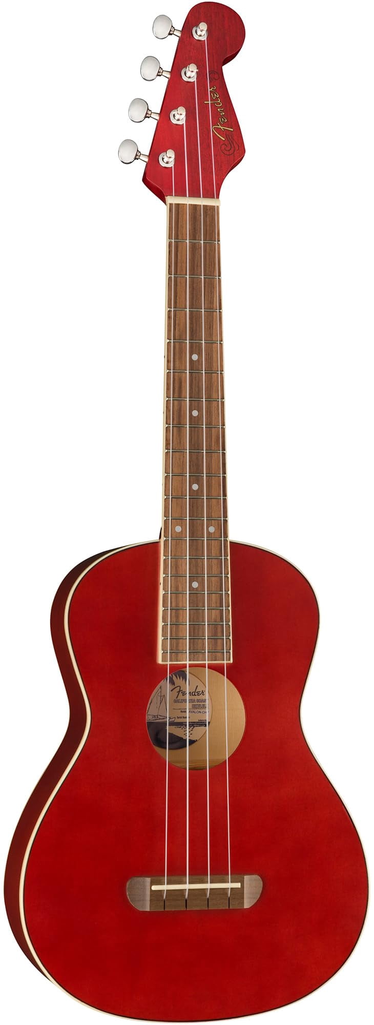 Fender Avalon Tenor Ukulele - Cherry w/ Gig Bag