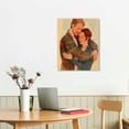 thumbnail image 3 of Acheng LGBT Poster Rainbow Gay Equality Movement Happy Pride Month Wall Art Poster Scroll Canvas Painting Picture Living Room Decor Home Framed 12x16 in, 3 of 5