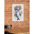 thumbnail image 6 of Rustic Metal Sign, Aluminum, 12 x 16 Inches, Watercolor Dolphin Artwork, Adds a Calming Touch to Your Living Room, Bedroom, or Garden, Great for Ocean and Animal Lovers, 6 of 8