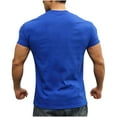 thumbnail image 5 of Goodtrade8 Mens Summer T-Shirts Short Sleeve Plain Pullover Casual Athletic Muscle Stretch Moisture-Wicking Crew Neck Shirts for Men Outdoor, 5 of 7