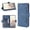 Blue, variant on Pixel 6 Wallet Case, Flip Folio Stand PU Leather Protective Magnetic Bumper Soft TPU Shockproof Phone Case for Google Pixel 6, Brown