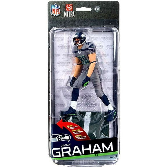 McFarlane NFL Sports Picks Series 37 Jimmy Graham Action Figure (Grey Uniform)