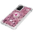 thumbnail image 4 of Funda para Xiaomi Redmi Note 11 Pro 5G/4G con Brillo Líquido Flotante, Purpurina, Parachoques y Anillo Giratorio Soporte, 4 of 5