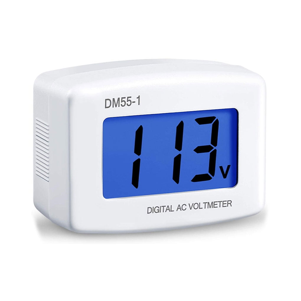 Linyer Digital Voltmeter Electrical Outlets Handy Installation 110V
