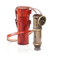 thumbnail image 4 of 17" Brass Telescope with Brown Leather Case | Nautical Pirate Antique Replica Vintage Crafts Dollond London 1920 Handheld Spyglass with Safety Cover | Kids' Telescopes, Toys & Gifts, 4 of 5