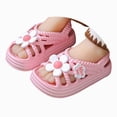 thumbnail image 3 of Godom Girls' Sandals Summer Dress Shoes Lightweight Open Toe Beach Sandal for Toddler Little Big Kid, 3 of 7