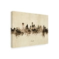 thumbnail image 2 of Michael Tompsett 'Houston Texas Skyline Vintage' Canvas Art, 2 of 3