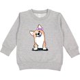 thumbnail image 2 of Inktastic Corgi Puppy Girl Toddler Sweatshirt, 2 of 4