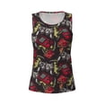 thumbnail image 4 of Xecao Vintage Gaming print women's scoop neck, loose-fit workout tank tops for the gym., 4 of 9