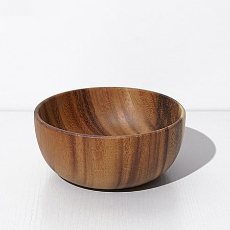 

Hadanceo Salad Mixing Bowl Multipurpose Soup Snack Wood Salad Bowl Food Storage Convenient for Restaurant