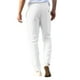 thumbnail image 3 of Lucakuins Pantalones casuales de lino y algodón para hombre, pantalones sueltos de cintura elástica con cordón de color sólido con bolsillos Lucakuins moda, 3 of 6