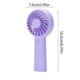 thumbnail image 3 of Clearance Mini Portable Fan, Compact with 3 Speeds, Handheld and Desktop Use with Stand, USB Rechargeable, Lightweight, Purple (for Travel and Personal Use), 3 of 4