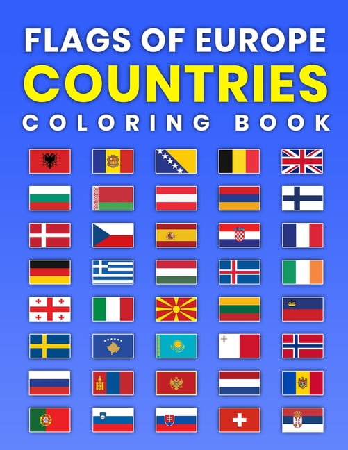 Flags Of Europe Coloring Pages