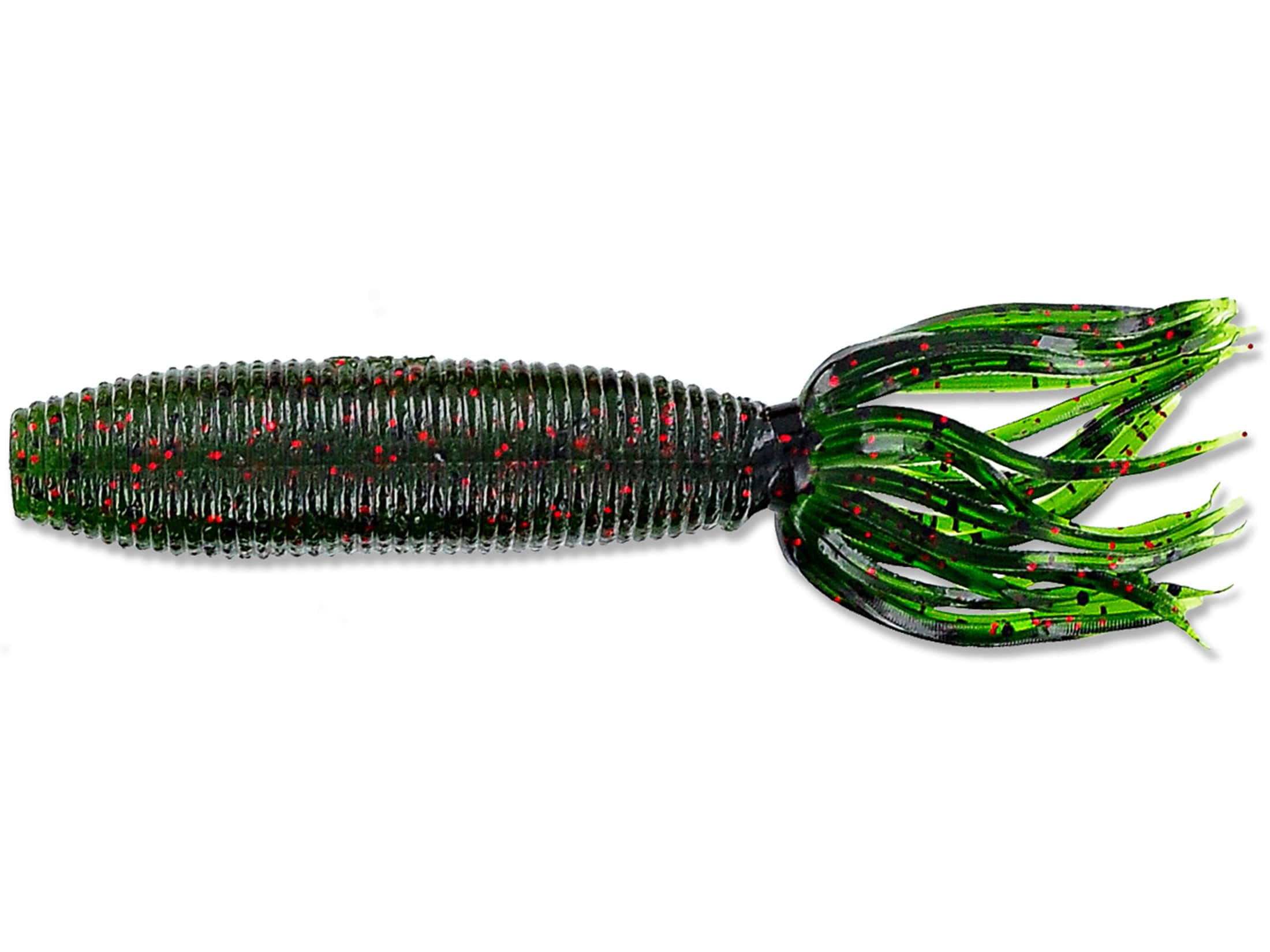 Yamamoto Baits Fat Ika Soft Bait, 10, 4in, Black with Blue Flake