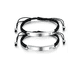 thumbnail image 1 of 2 Pulseras Trenzadas Acero Inoxidable Ajustables Parejas Color Plateado Largo 17 cm Xtellar negro, 1 of 4