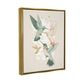thumbnail image 4 of Stupell Industries Hummingbirds on Beige Animals & Insects Painting Gold Floater Framed Canvas Art Print Wall Art, 17 x 21, 4 of 10