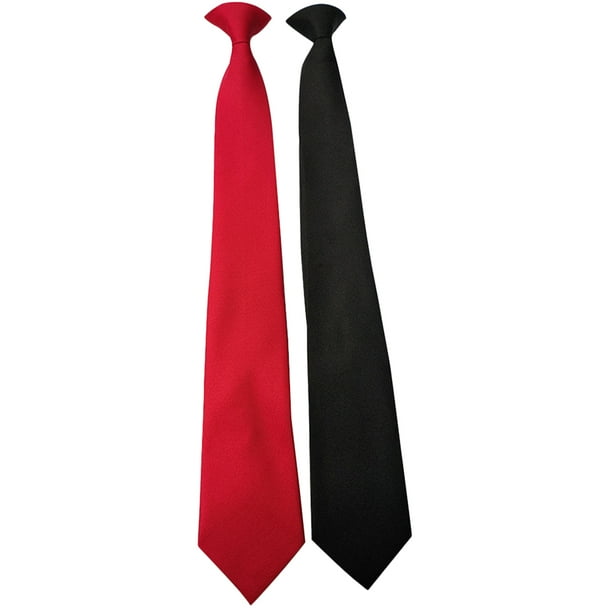 Corbata con Clip para hombre, corbatas fáciles para hombre, accesorios para corbatas con botones, 2 uds.