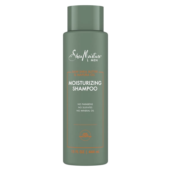 SheaMoisture Moisturizing Shampoo For Dry Hair Raw Shea Butter And Mafura Oil Sulfate Free Hydrating Shampoo ,15 oz