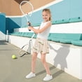 thumbnail image 5 of Girls' Skorts Elastic Waist Skorts with Inner Shorts Athletic Workout Shorts Skirts Small Rabbits and Carrots Large, 5 of 9
