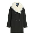 thumbnail image 7 of Scoop Women's and Women's Plus Oversized Faux Fur Collar Coat, Heavyweight, Sizes XS-4X, 7 of 7