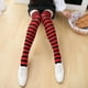 thumbnail image 5 of EeaseMX 1 par de medias sexys de cosplay a rayas por encima de la rodilla, calcetines largos para mujeres y niñas (negro y rojo), 5 of 7