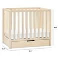 thumbnail image 4 of Carter's by DaVinci Colby 4-in-1 Convertible Mini Crib with Trundle in Washed Natural, 4 of 8